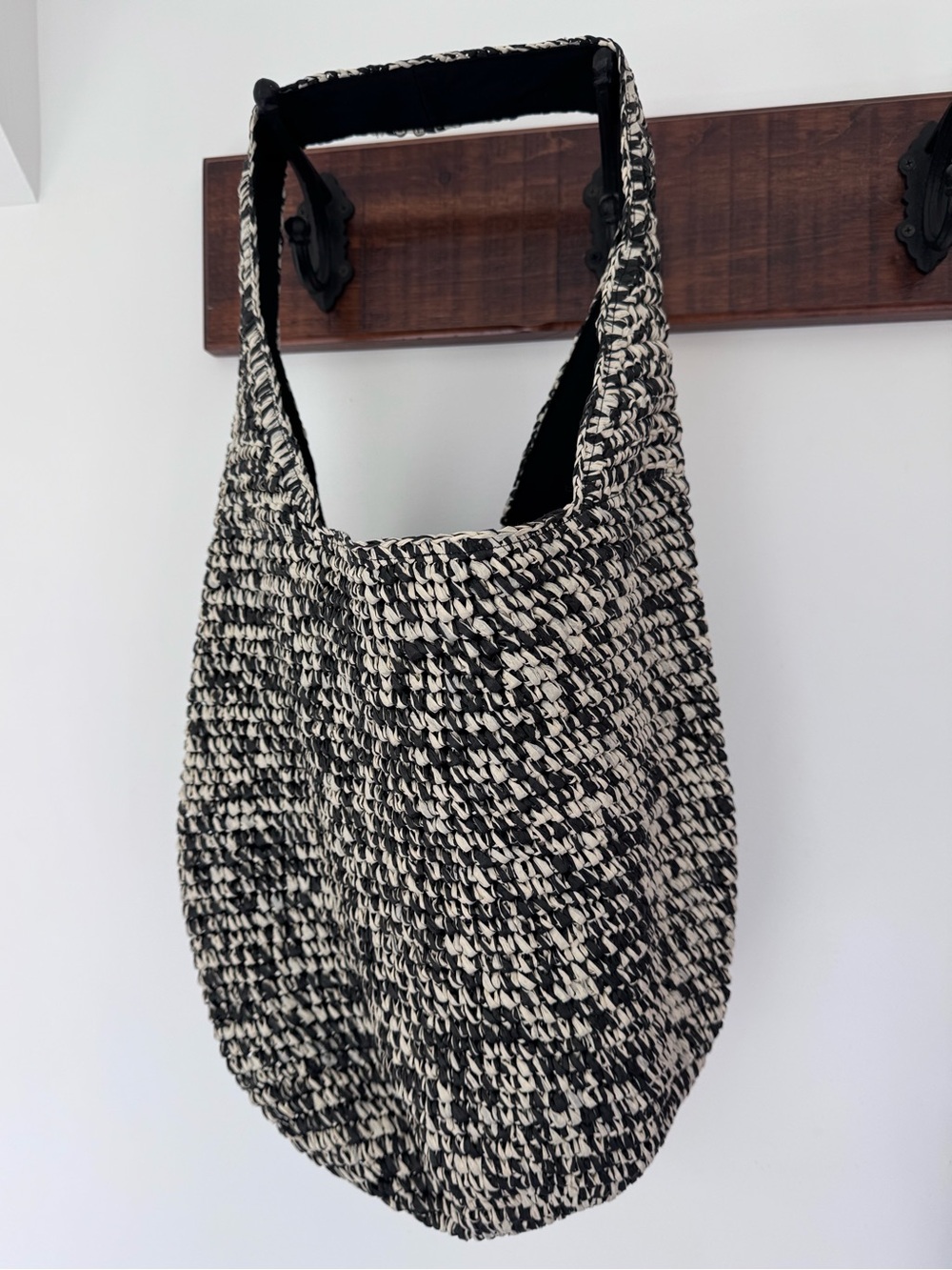 MARLED RAFFIA TOTE BAG